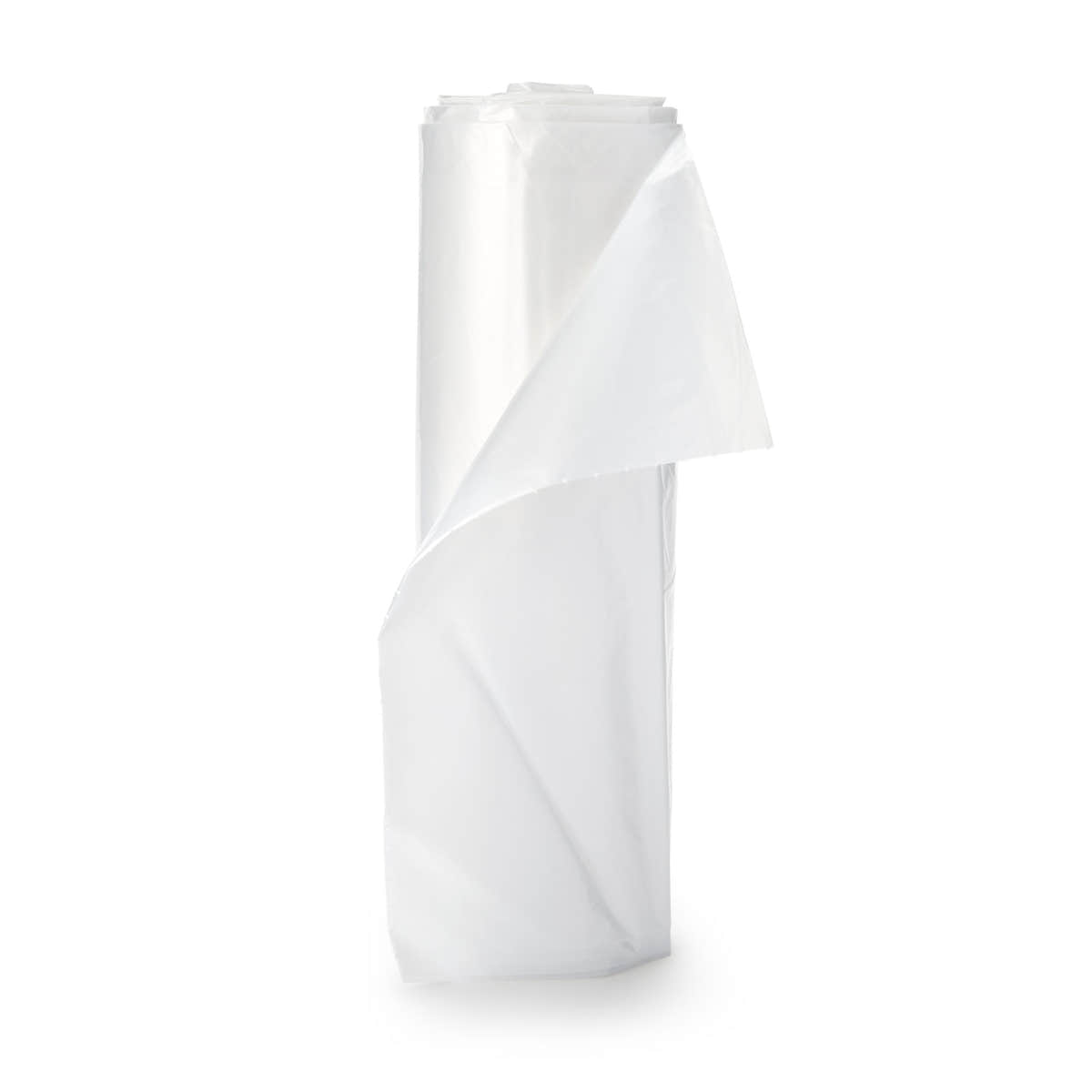 McKesson Super Plus Duty Clear Trash Bags, 45 gal, 1.15 Mil -Case of 100