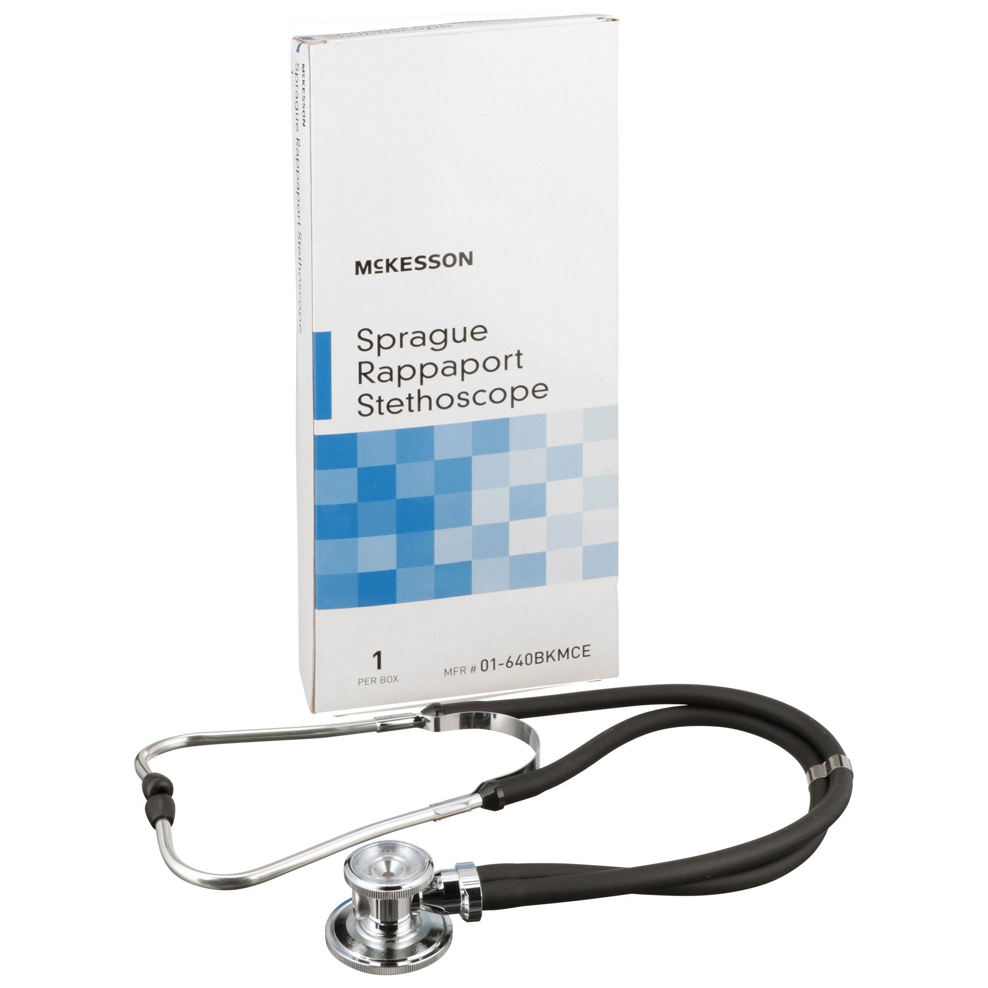 McKesson Sprague Rappaport Stethoscope, Black -Each