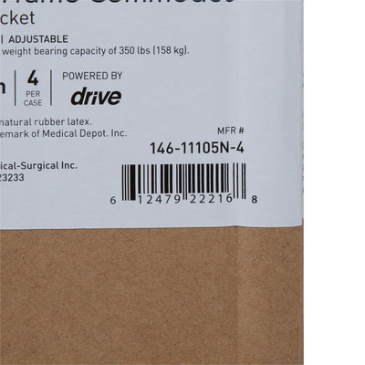 McKesson Nonfolding Commode Chair -Case of 4