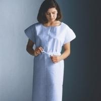 Graham Medical Products Patient Exam Gown, Medium/ Large, Blue, 30 X 44 Inch -Case of 50