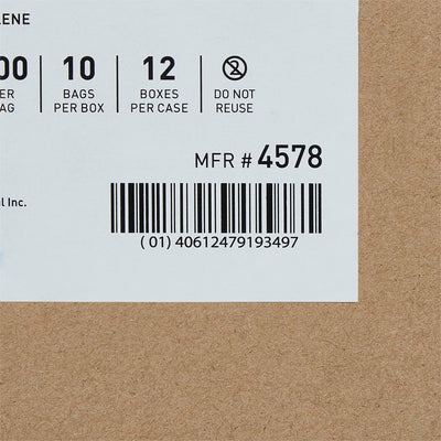 McKesson Zip Closure Bag, 3 x 5 in. -Box of 10