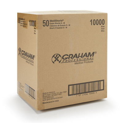 MediShorts Exam Shorts, Small / Medium -Case of 50