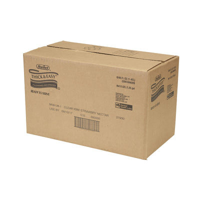 Thick & Easy Clear Nectar Consistency Thickened Beverage, Kiwi Strawberry, 46 oz. Bottle -Case of 6