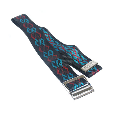 SkiL-Care 60 Inch Nylon Gait Belt with Metal Buckle, Geo-Pattern A -Each