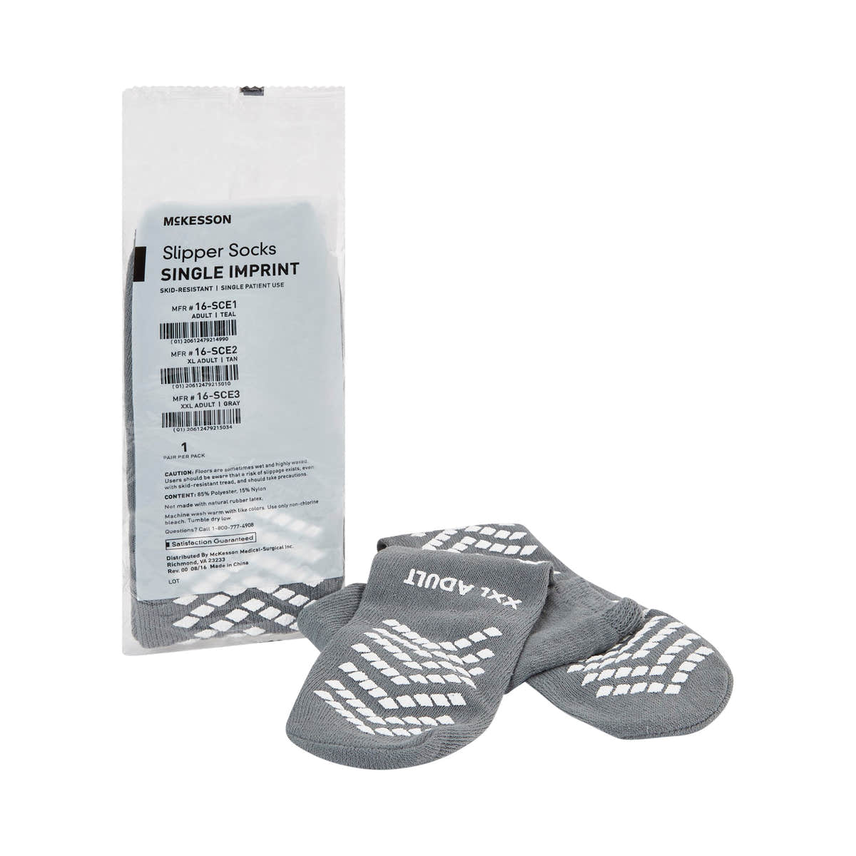 McKesson Slipper Socks, 2X-Large -Case of 48