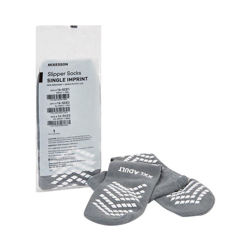 McKesson Slipper Socks, 2X-Large -Case of 48