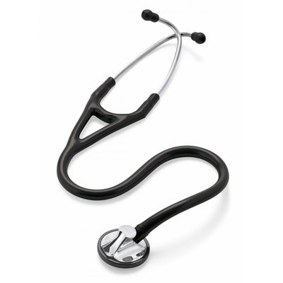 3M Littmann Master Cardiology Stethoscope, Black/Chrome -Each