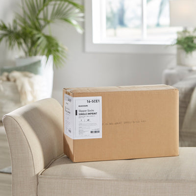 McKesson Slipper Socks, Large, Teal -Case of 48