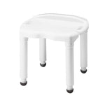 Carex Universal Bath Seat Without Back, White, 400-lb Capacity -Each