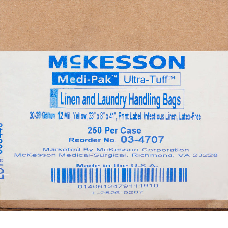 ULTRA-TUFF Chemotherapy Linen Bag -Case of 250
