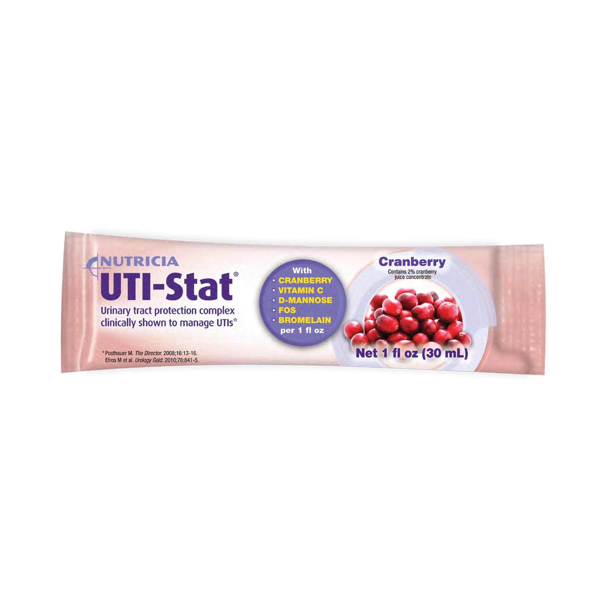 UTI-Stat Oral Supplement, Cranberry, 1 oz. Packet -Case of 96