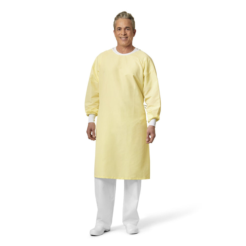 Fashion Seal Protective Procedure Gown, Large, Yellow -Each