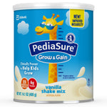PediaSure Grow & Gain Pediatric Shake Mix, Vanilla, 14.1 oz. Can -Each