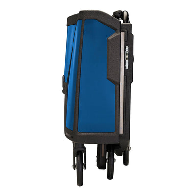 Tour Adjustable Height Folding 4 Wheel Rollator, Midnight Blue -Each