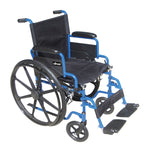 drive Blue Streak Wheelchair, 18-inch Seat Width -Each