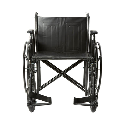 McKesson Bariatric Wheelchair with Swing-Away Footrest, 22 Inch Seat Width -Each