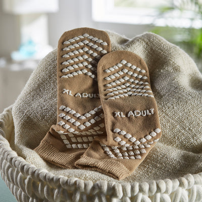 McKesson Slipper Socks, X-Large, Tan -Case of 48