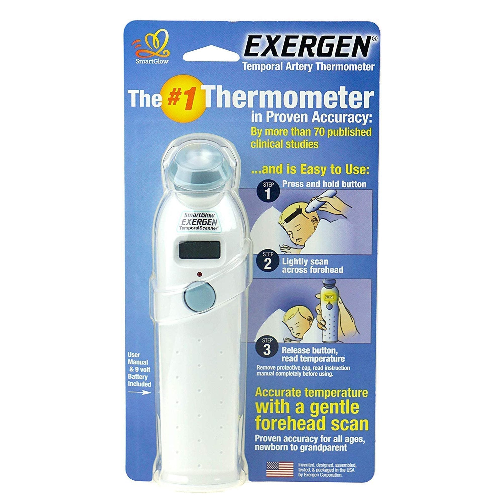 Exergen TemporalScanner Digital Thermometer -Each