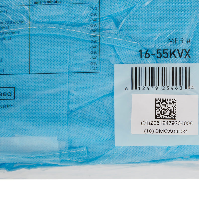 McKesson Full Back Chemotherapy Procedure Gown, X-Large -Bag of 10