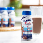 Ensure Plus Nutrition Shake, Chocolate, 8 oz. Bottle -Case of 24