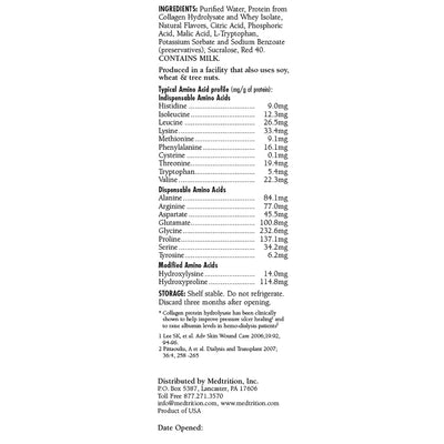 ProSource NoCarb Protein Supplement, Berry Punch, 32 oz. Bottle -Case of 4