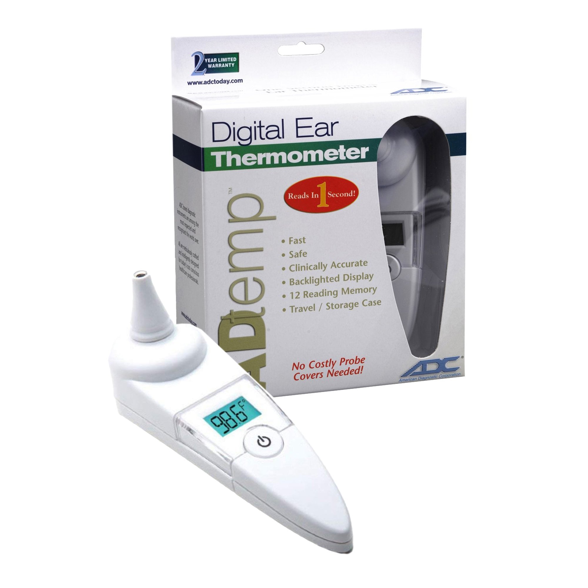 AdTemp 421 Tympanic IR Thermometer -Each