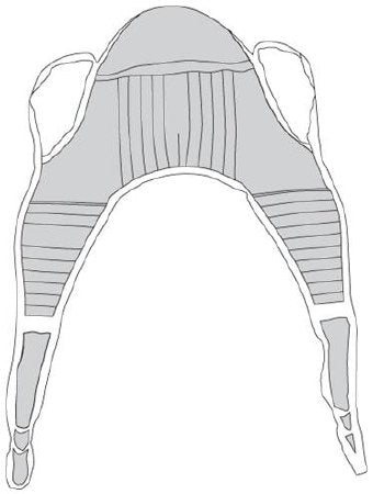 drive Seat U Sling with Head Support, Extra Large -Each