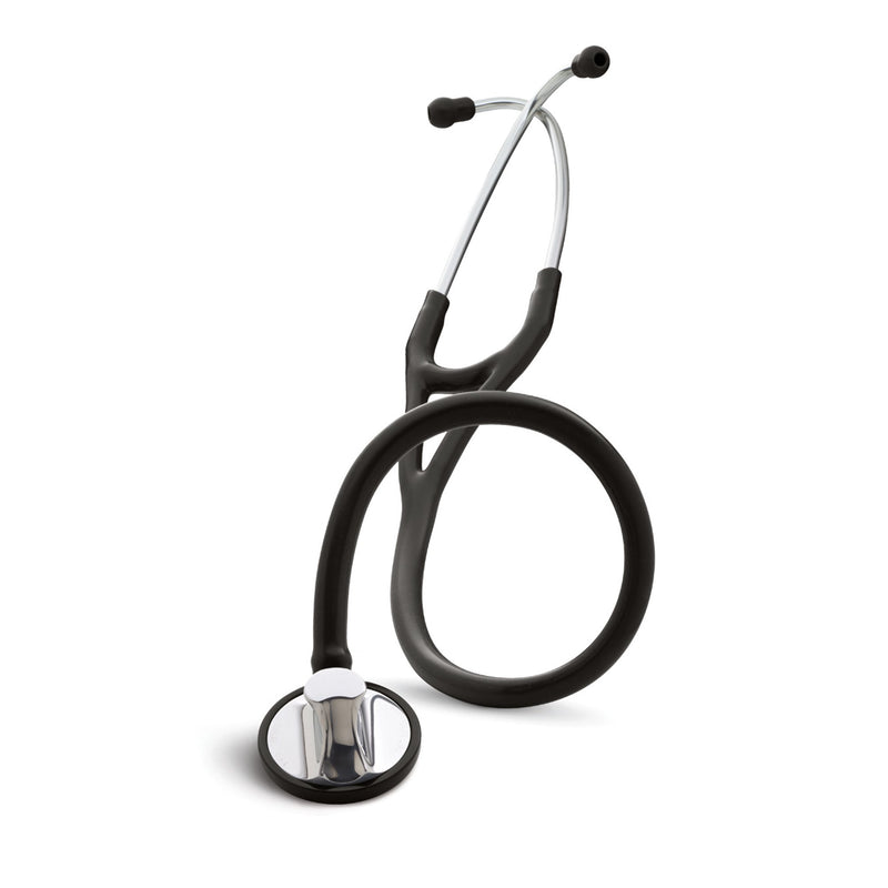 3M Littmann Master Cardiology Stethoscope, Black/Chrome -Each