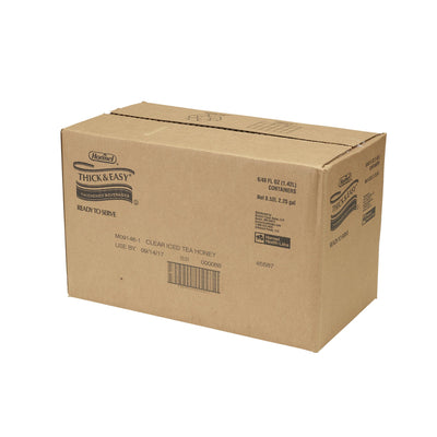 Thick & Easy Clear Honey Consistency Thickened Beverage, Iced Tea, 46 oz. Bottle -Case of 6