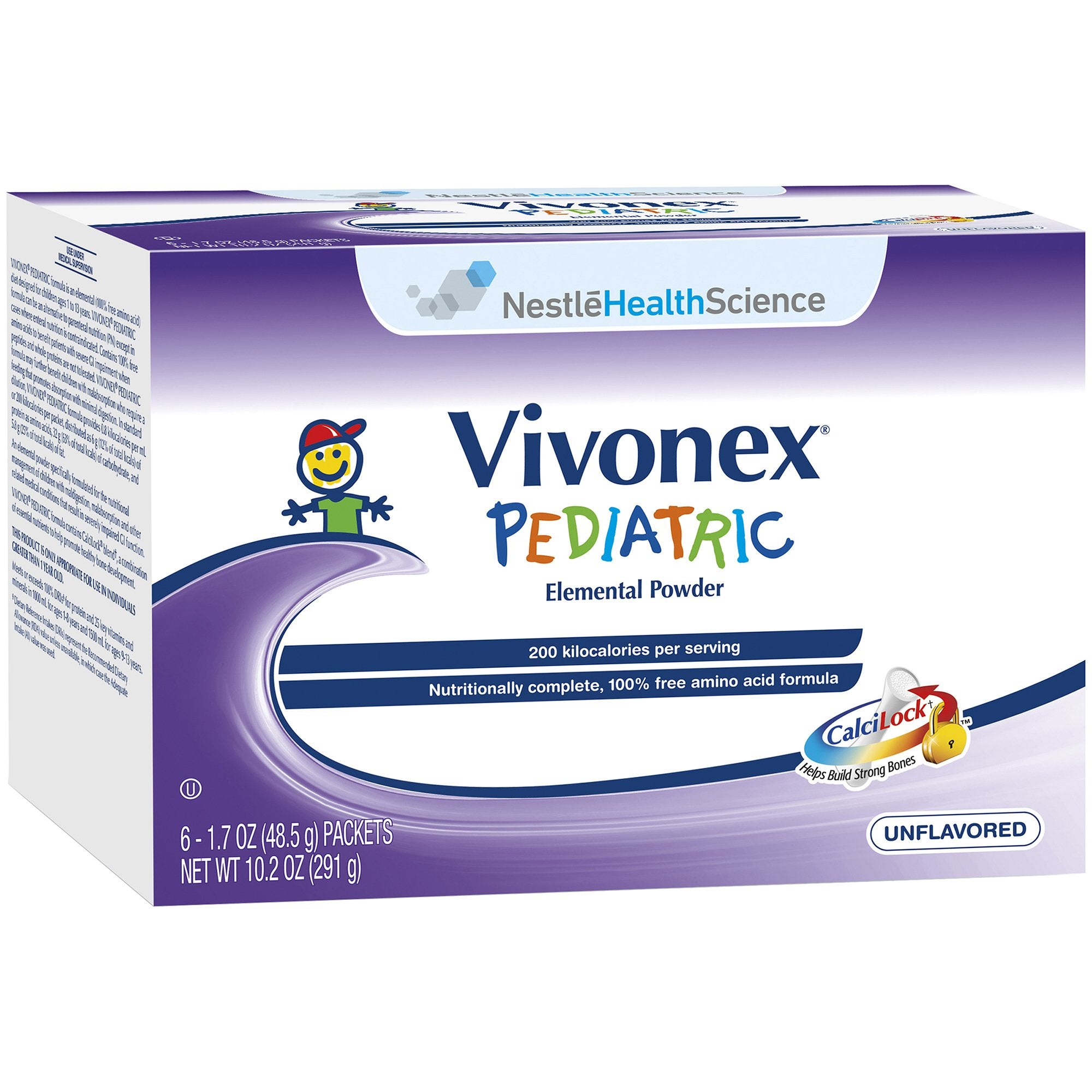 Vivonex Pediatric Elemental Powder, 1.7 oz. Packet -Box of 6