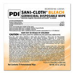 Sani-Cloth Surface Disinfectant Cleaner Bleach Wipe, 40 Individual Packets per Box -Box of 40