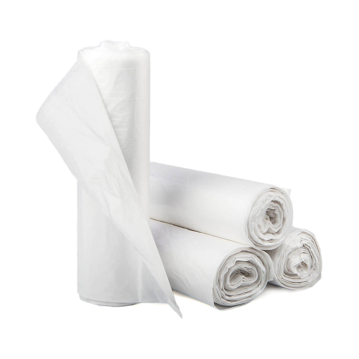 McKesson Medium Duty Clear Trash Bag, 45 gal, 12 Mic -Case of 250