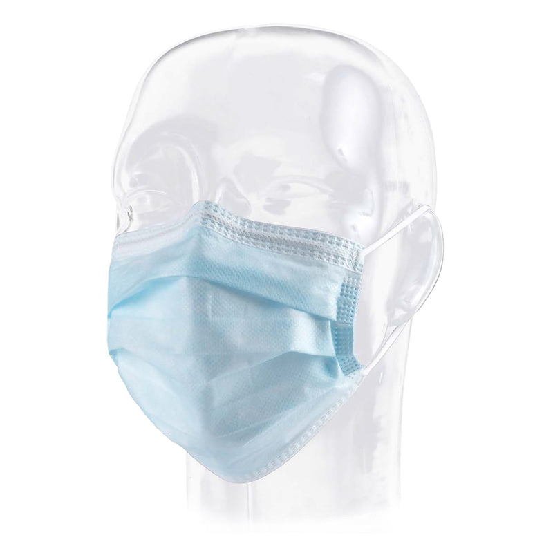 Precept Medical Products Pleated Procedure Mask, Blue -Box of 50