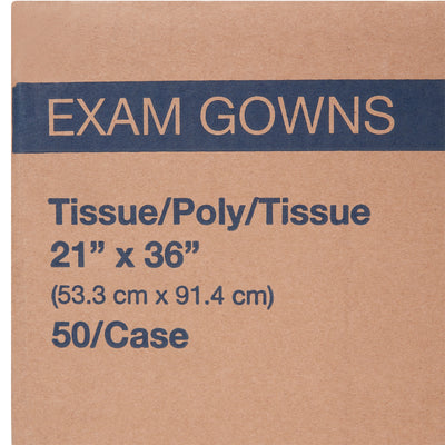 McKesson Pediatric Exam Gown, School Time Print -Case of 50