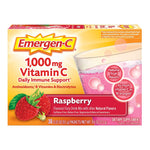 Emergen-C Vitamin C Powder, Raspberry, 0.3 oz. Packet -Box of 30