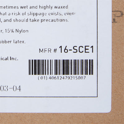 McKesson Slipper Socks, Large, Teal -Case of 48