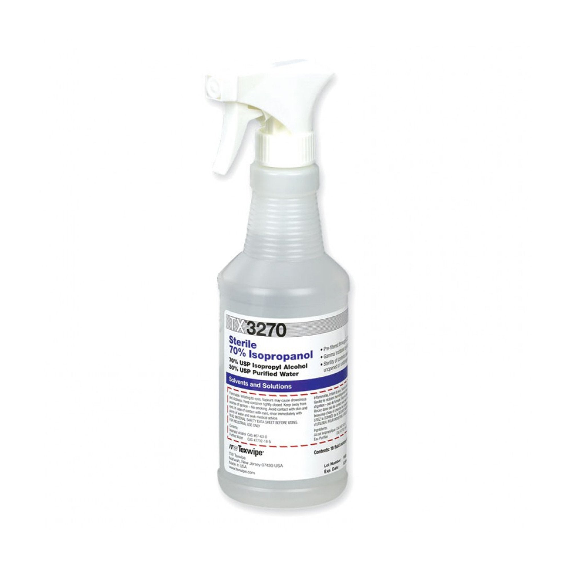 Texwipe Surface Disinfectant Cleaner, 16 oz Trigger Spray Bottle -Case of 12