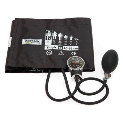 McKesson LUMEON Professional Aneroid Sphygmomanometer, Brown, Adult, Thigh -Case of 12