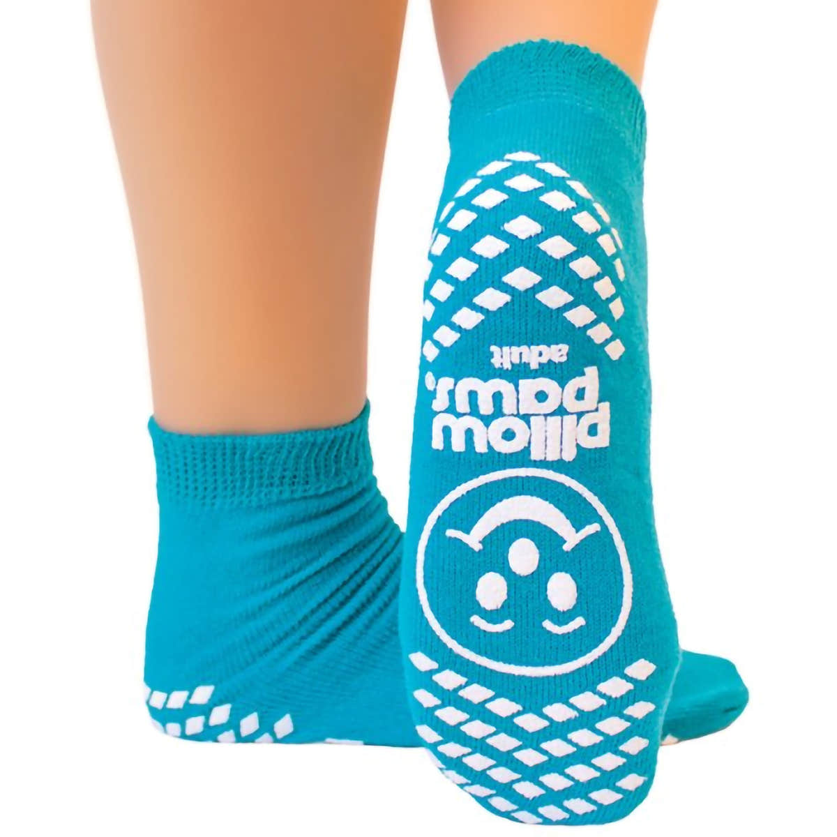 Pillow Paws Single Tread Terries Slipper Socks, Adult Large -Box of 48