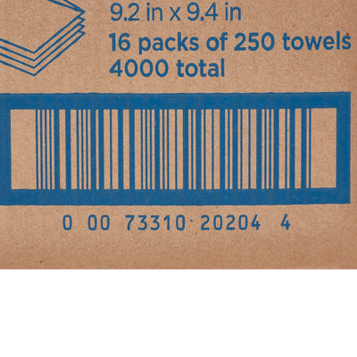 Pacific Blue Basic Multi-Fold Paper Towel, 250 per Pack -Case of 16