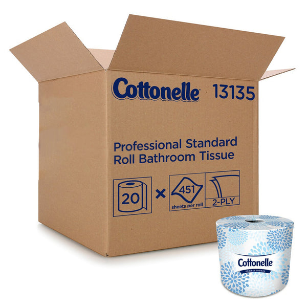 Cottonelle Professional Standard Roll Toilet Paper -Case of 20