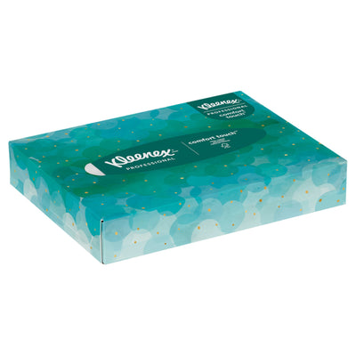 Kleenex Junior Facial Tissue, 2-Ply, Flat Box, White -Box of 40