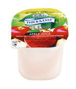 Thick & Easy Clear Honey Consistency Thickened Beverage, Apple, 4 oz. Cup -Case of 24