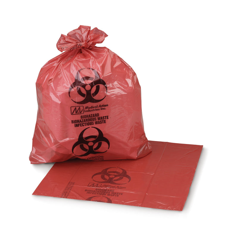 ULTRA-TUFF Infectious Waste Bag, 30-33 gal -Case of 250