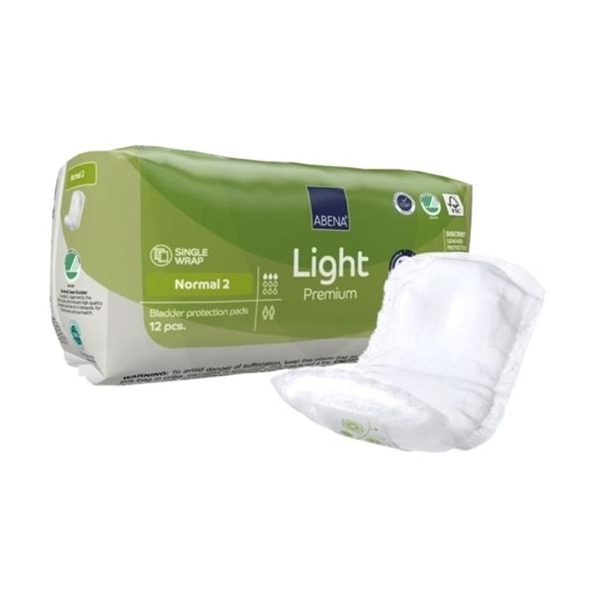 Abena Light Premium Bladder Protection Pads - 1218257_CS - 2