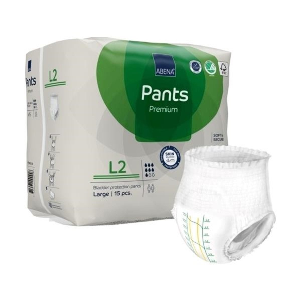 Abena Premium Pants Incontinence Briefs - 1218234_CS - 1