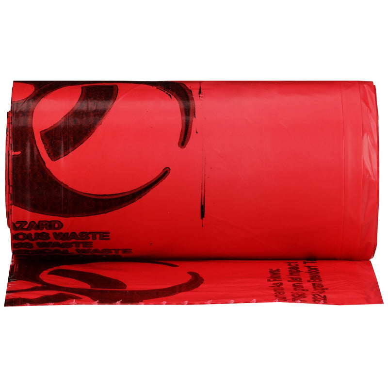 ULTRA-TUFF Infectious Waste Bag, 10-15 gal -Case of 250