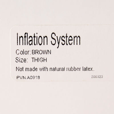 McKesson LUMEON Blood Pressure Bulb and Cuff, Adult X-Large, Brown, Thigh -Box of 1