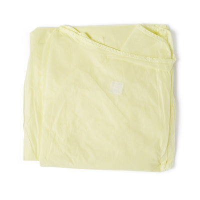 Precept Protective Procedure Gown, X-Large, Yellow -Bag of 10