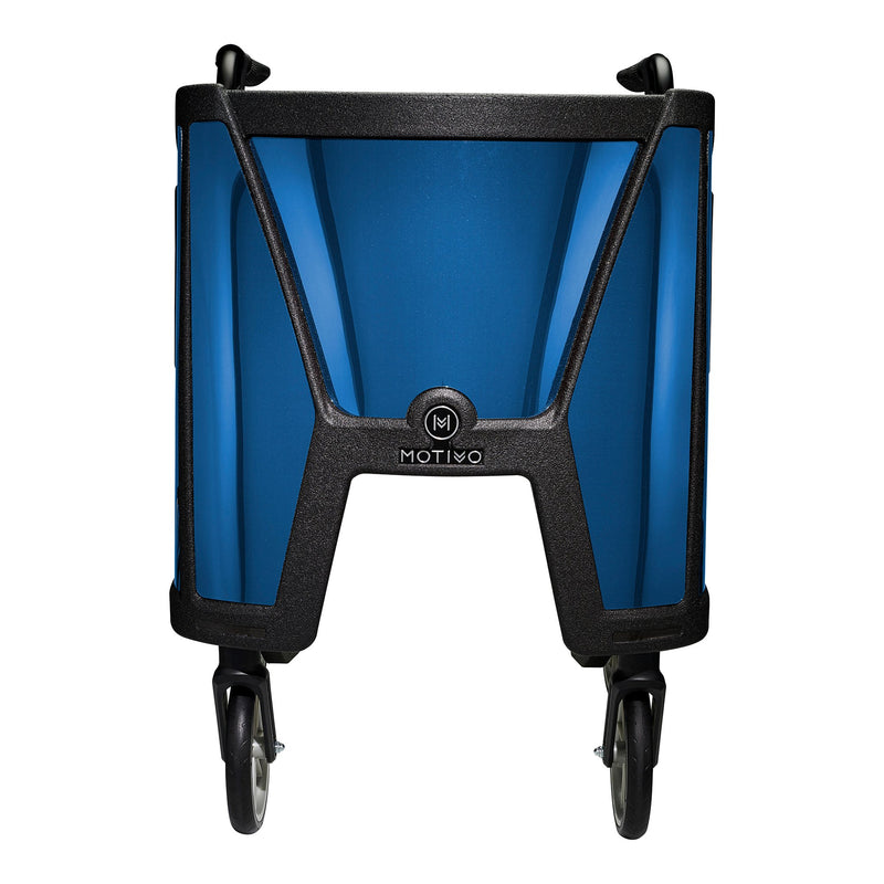 Tour Adjustable Height Folding 4 Wheel Rollator, Midnight Blue -Each